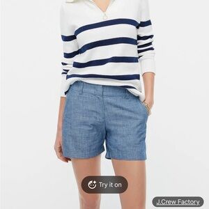 J. Crew  Classic chambray shorts